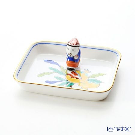 ヘレンド クタニ KUT 07733-0-21 オブロングトレイ マンダリン 8cm