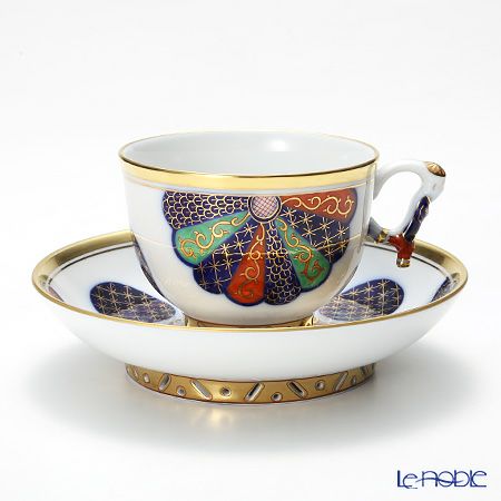 ヘレンド シノワズリ（中国趣味）CIM 菊・伊万里 003364-0-21 マンダリン ラージカップ＆ソーサー