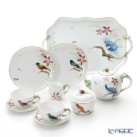 ヘレンド (HEREND) Amazonie SP1023 ティーセット LE 100 世界限定生産100点