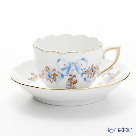 ヘレンド エデン ブルー EDENBM 00711-0-00 モカカップ＆ソーサー 100ml