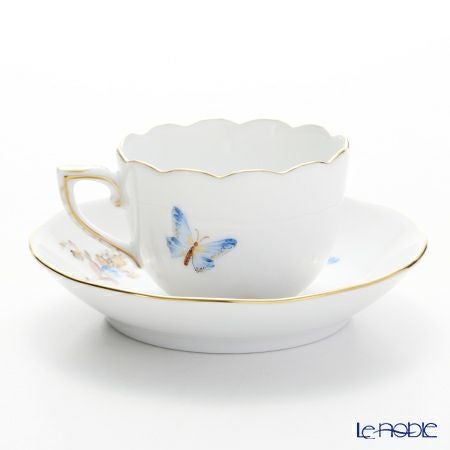 ヘレンド エデン ブルー EDENBM 00711-0-00 モカカップ＆ソーサー 100ml