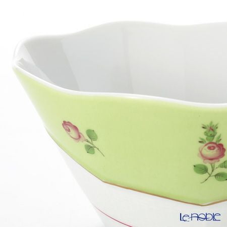 ヘレンド プティットローズ MX3 00901-0-00 ボウル 13cm（グリーン）