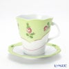 ヘレンド プティットローズ MX3 00903-0-00 ティーカップ＆ソーサー 330ml（グリーン）
