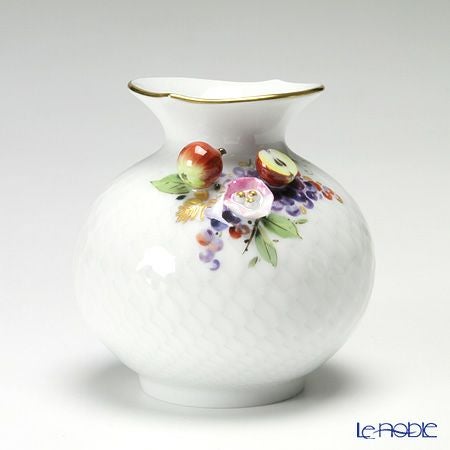 マイセン（Meissen） 波の戯れ 719391／50145 花瓶 リンゴ 9cm