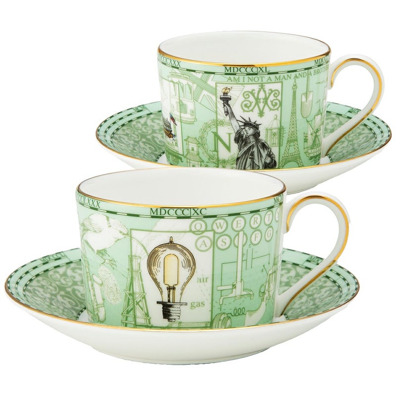 ウェッジウッド（Wedgwood） ミレニアムコレクション ティーカップ＆ソーサー ペア 1998年／19世紀