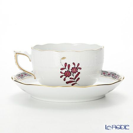 ヘレンド アポニーロイヤルダークピンク AP3-X1 00724-0-00 ティーカップ＆ソーサー 200ml