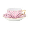 ヘレンド (HEREND) エカイユ ピンク VHP 20724-0-00 ティーカップ＆ソーサー 200ml