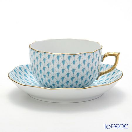 ヘレンド (HEREND) エカイユ ターコイズ VTQ 20724-0-00 ティーカップ＆ソーサー 200ml