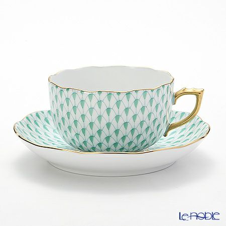 ヘレンド (HEREND) エカイユ グリーン VHV 20724-0-00 ティーカップ＆ソーサー 200ml
