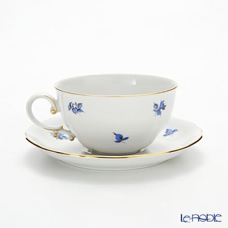 アウガルテン（AUGARTEN） マリアテレジア ブルー（50981） バラ ティーカップ＆ソーサー 250ml（062）