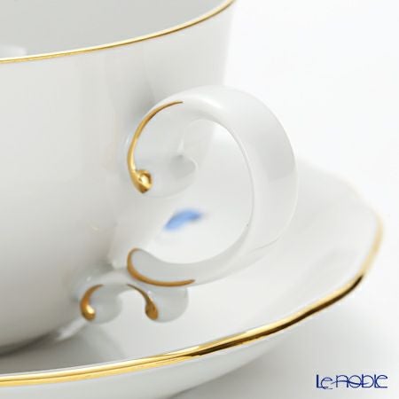 アウガルテン（AUGARTEN） マリアテレジア ブルー（50981） バラ ティーカップ＆ソーサー 250ml（062）