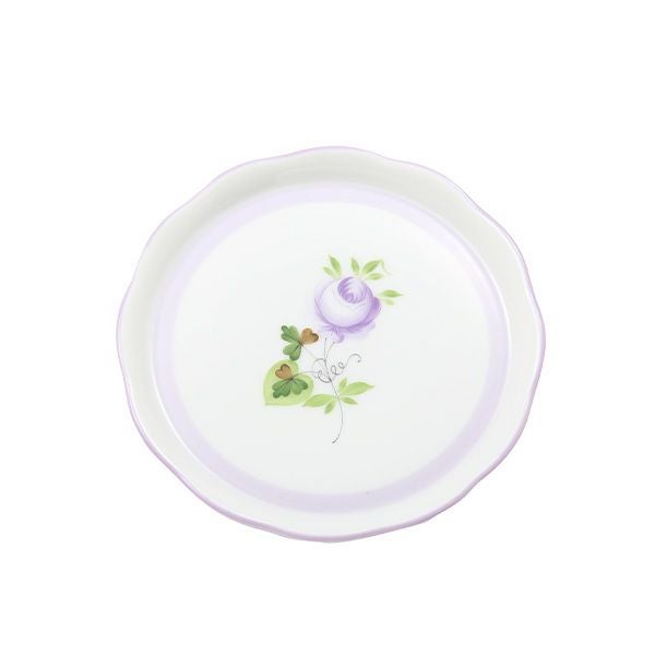ヘレンド ウィーンのバラ ライラック VRHL 00341-0-00 コースター10cm