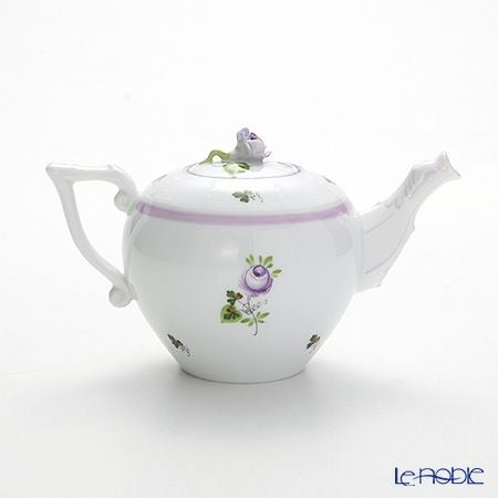 ヘレンド ウィーンのバラ ライラック 00608-0-09 ティーポット ローズ 400ml