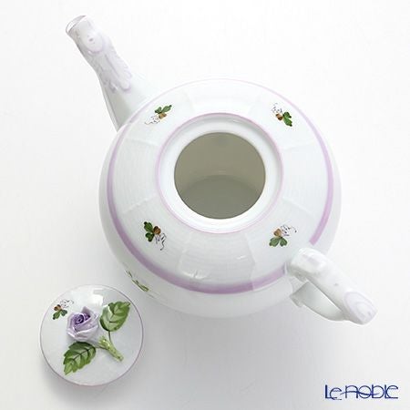 ヘレンド ウィーンのバラ ライラック 00608-0-09 ティーポット ローズ 400ml