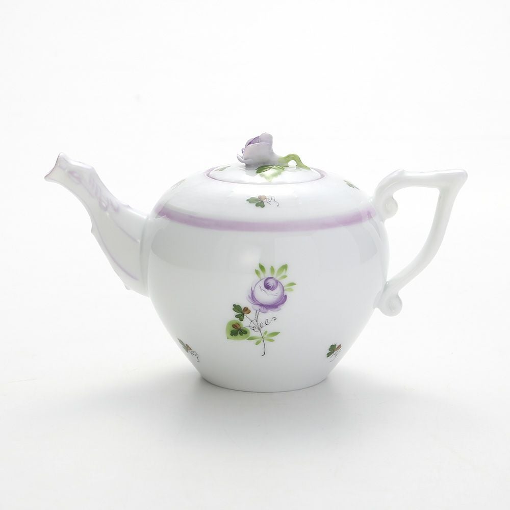 ヘレンド ウィーンのバラ ライラック 00608-0-09 ティーポット ローズ 400ml