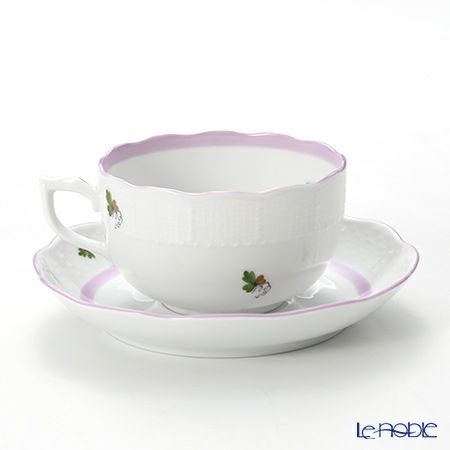ヘレンド (HEREND) ウィーンのバラ ライラック 00724-0-00 ティーカップ＆ソーサー 200ml