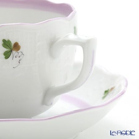 ヘレンド (HEREND) ウィーンのバラ ライラック 00724-0-00 ティーカップ＆ソーサー 200ml