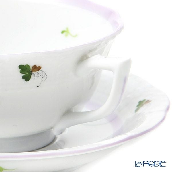 ヘレンド ウィーンのバラ ライラック ティーカップ＆ソーサー（ロウ）VRHL 00734-0-00