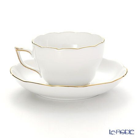 ヘレンド マリンライフ MEVHS6 20730-0-00 ティーカップ＆ソーサー（兼用） 200ml フィッシュ／イエロー