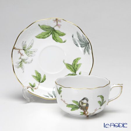 ヘレンド フォレ（葉） FORETGD-1 00724-0-00 ティーカップ＆ソーサー 200ml