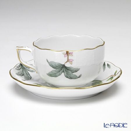 ヘレンド フォレ（葉） FORETGD-2 00724-0-00 ティーカップ＆ソーサー 200ml