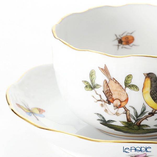 ヘレンド ロスチャイルドバード RO-7 00724-0-00 ティーカップ＆ソーサー 200ml