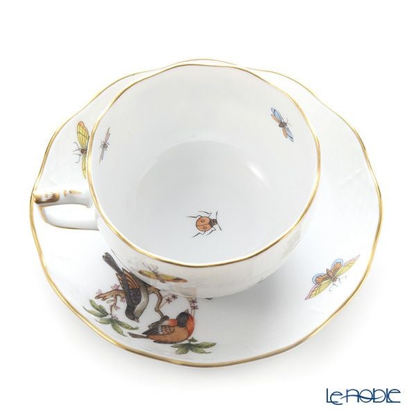 ヘレンド (HEREND) ロスチャイルドバード RO-12 00724-0-00 ティーカップ＆ソーサー 200ml