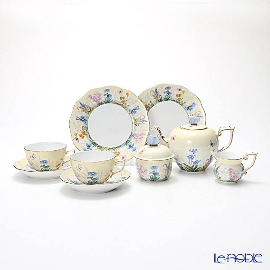 ヘレンド (HEREND) フラワーガーデン JARF ティーセット 世界限定生産100点