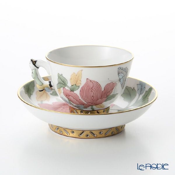 ヘレンド シノワズリ（中国趣味） 華牡丹 PVFP-X1 03371-0-21 マンダリン スモールカップ＆ソーサー