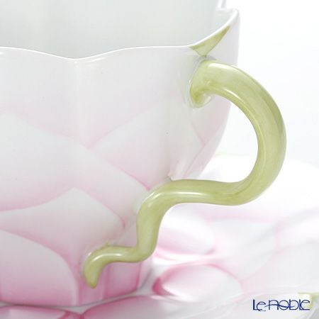 ヘレンド (HEREND) CAME1 04740-0-00 ティーカップ＆ソーサー 200ml（ピンク）