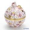 ヘレンド ファンタジー C6 06214-0-09 透かしボンボン入れ（ローズ） 10.5cm