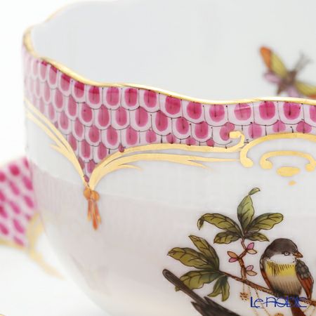 ヘレンド (HEREND) ロスチャイルドバード ピンクスケール ROEP-2 00724-0-00 ティーカップ＆ソーサー 200ml