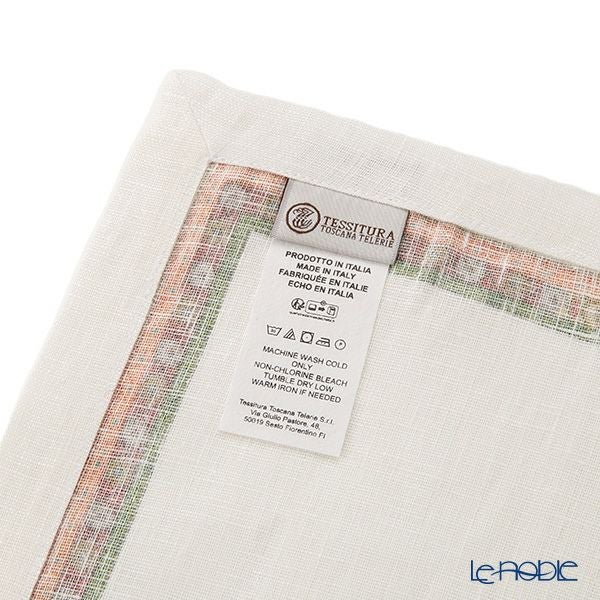 テシトゥーラ トスカーナ テレリーエ ナプキン 46×46cm 4枚セット マハラジャ 100%リネン ポーチ付