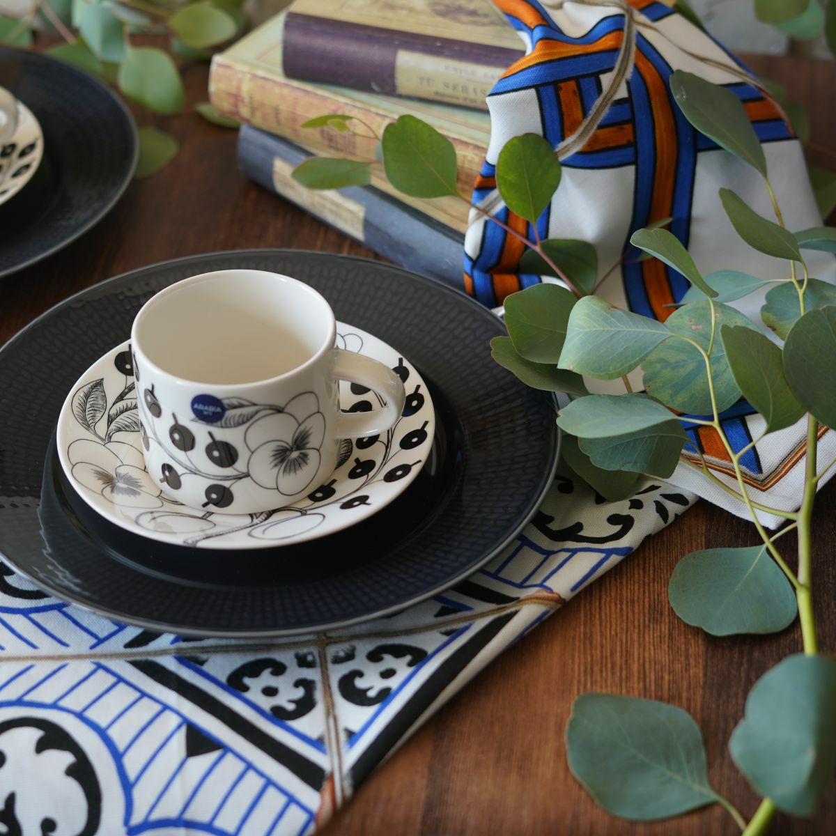 テシトゥーラ トスカーナ テレリーエ ナプキン 46×46cm 4枚セット エオリア 100%コットン ポーチ付