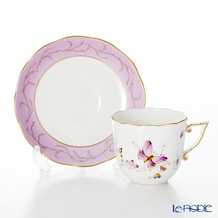 ヘレンド エデン EDENS-1 20706-0-00 コーヒーカップ＆ソーサー 160ml（チョウ）