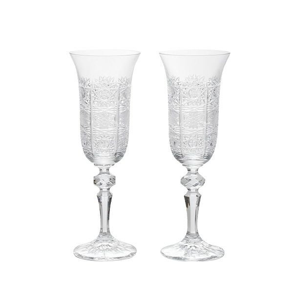 ボヘミア PK500 シャンパンフルート 150ml ペア 1S116／57001／150