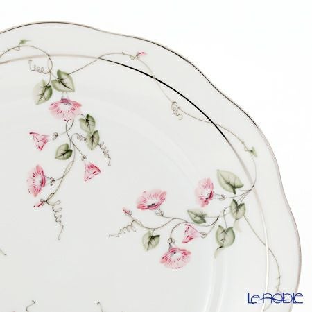 ヘレンド モーニンググローリー ピンクプラチナ 20517-0-00 プレート 19cm