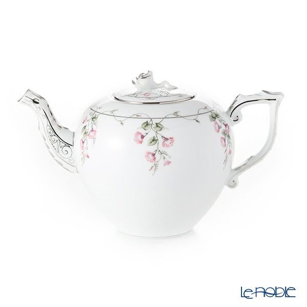 ヘレンド モーニンググローリー ピンクプラチナ 20606-0-09 ティーポット（ローズ） 800ml