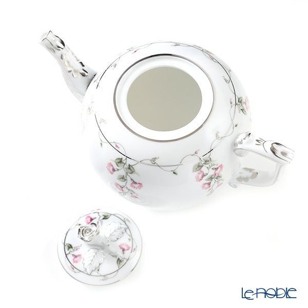 ヘレンド モーニンググローリー ピンクプラチナ 20606-0-09 ティーポット（ローズ） 800ml