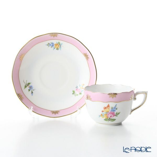 ヘレンド (HEREND) ローズチューリップ ピンク RTFP 20711-0-00 モカカップ＆ソーサー 100ml