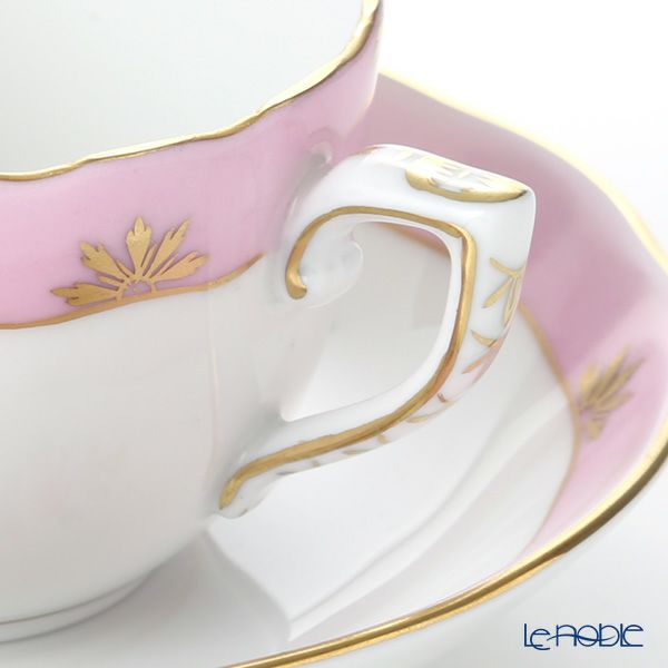 ヘレンド (HEREND) ローズチューリップ ピンク RTFP 20711-0-00 モカカップ＆ソーサー 100ml