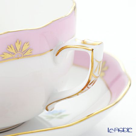 ヘレンド (HEREND) ローズチューリップ ピンク RTFP 20724-0-00 ティーカップ＆ソーサー 200ml