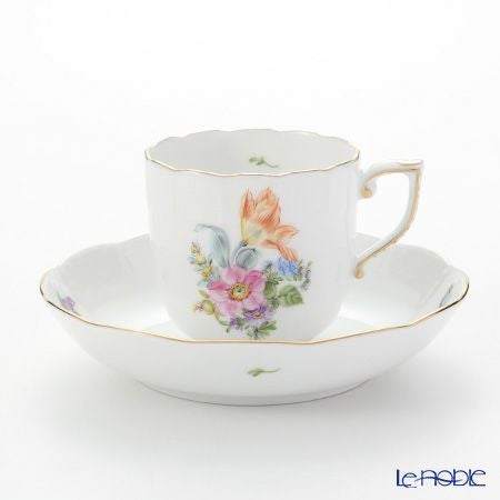 ヘレンド サックスブーケ BS-6 00707-0-00 モカカップ＆ソーサー 150ml