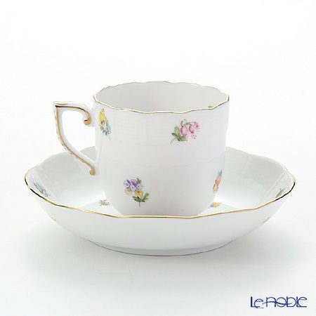 ヘレンド サックスブーケ BS-6 00707-0-00 モカカップ＆ソーサー 150ml