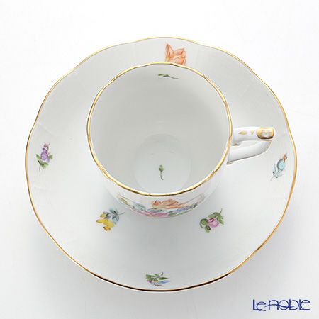 ヘレンド サックスブーケ BS-6 00707-0-00 モカカップ＆ソーサー 150ml