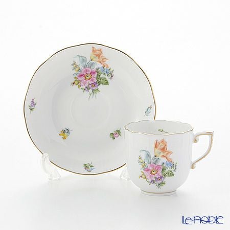 ヘレンド サックスブーケ BS-6 00707-0-00 モカカップ＆ソーサー 150ml