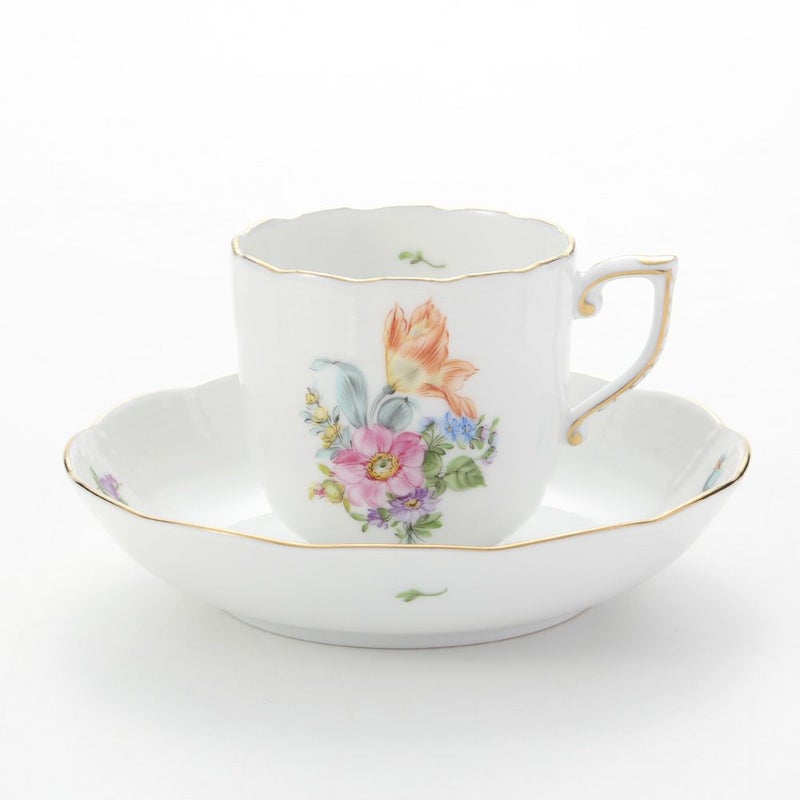 ヘレンド サックスブーケ BS-6 00707-0-00 モカカップ＆ソーサー 150ml