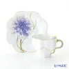 ヘレンド ダリア DAHLIA2 04740-0-00 ティーカップ＆ソーサー 200ml（ブルー）