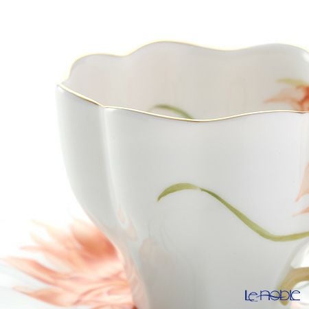 ヘレンド ダリア DAHLIA3 04740-0-00 ティーカップ＆ソーサー 200ml（オレンジ）