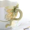 ヘレンド ダリア DAHLIA4 04740-0-00 ティーカップ＆ソーサー 200ml（イエロー）